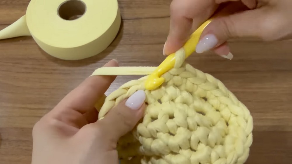 Crochet Chunky Tote Bag