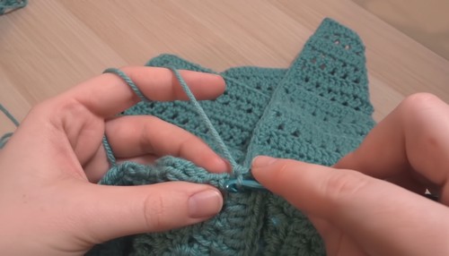 Braided Lace Crochet Wrap Top Pattern 6