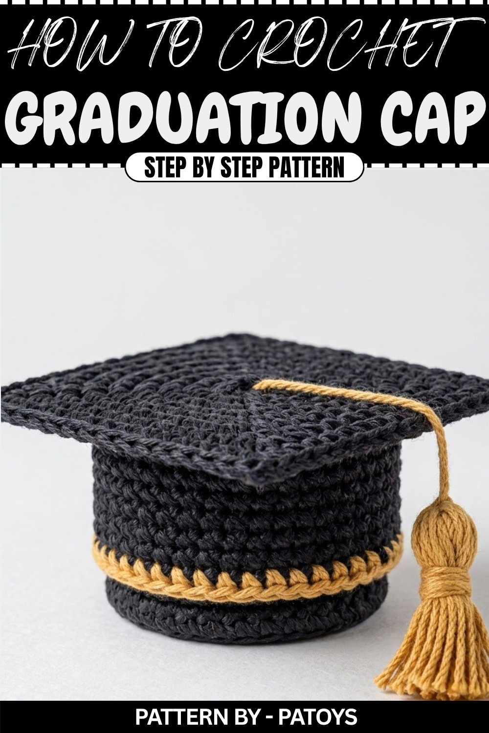 Bright Crochet Graduation Cap Pattern to Shine at Ceremonies