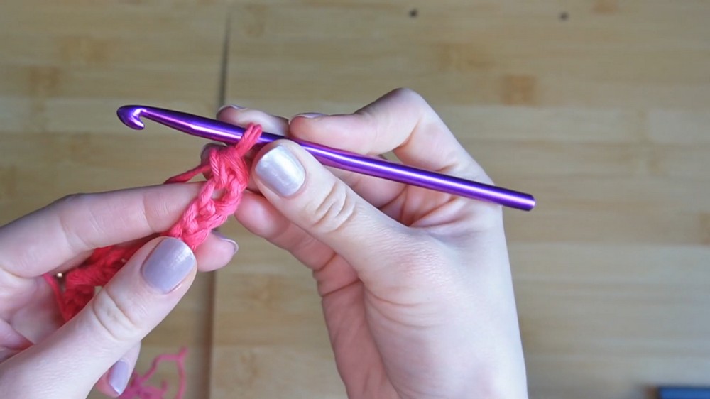 Crochet Color Block Handbag