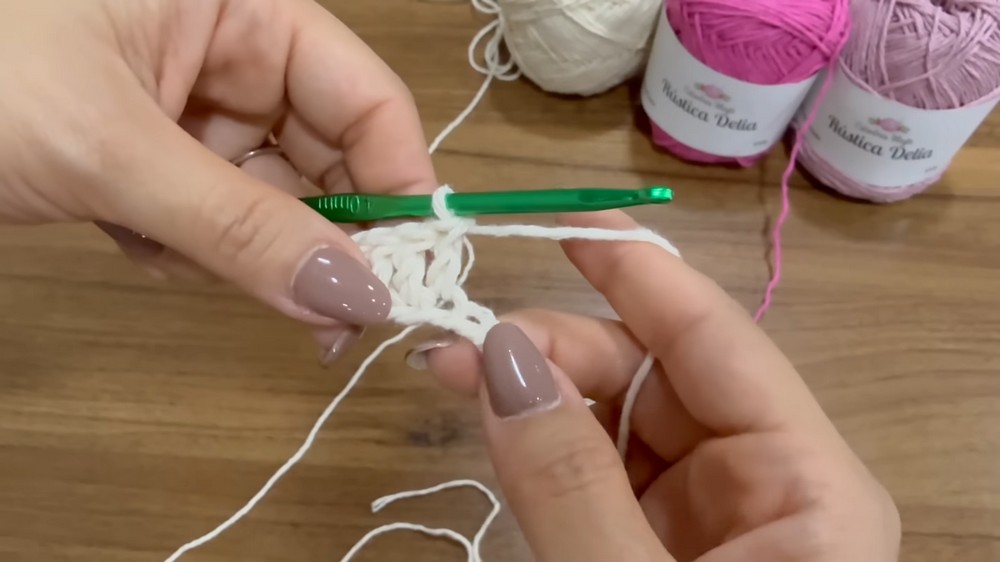 Crochet Checkered Bag