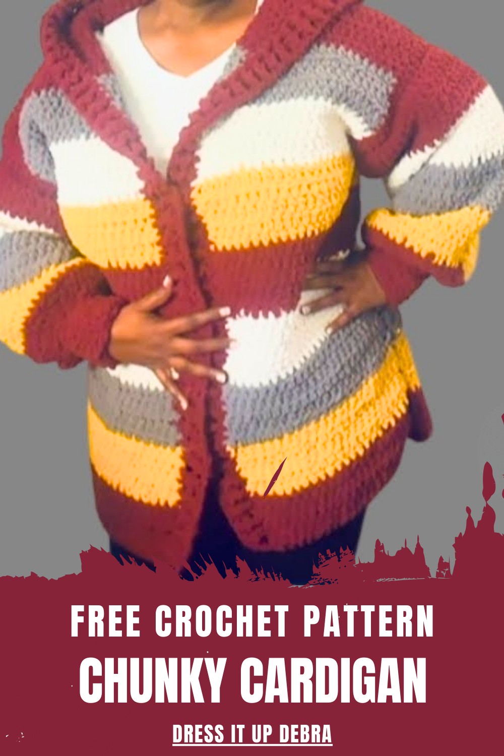 Chunky Crochet Cardigan Tutorial