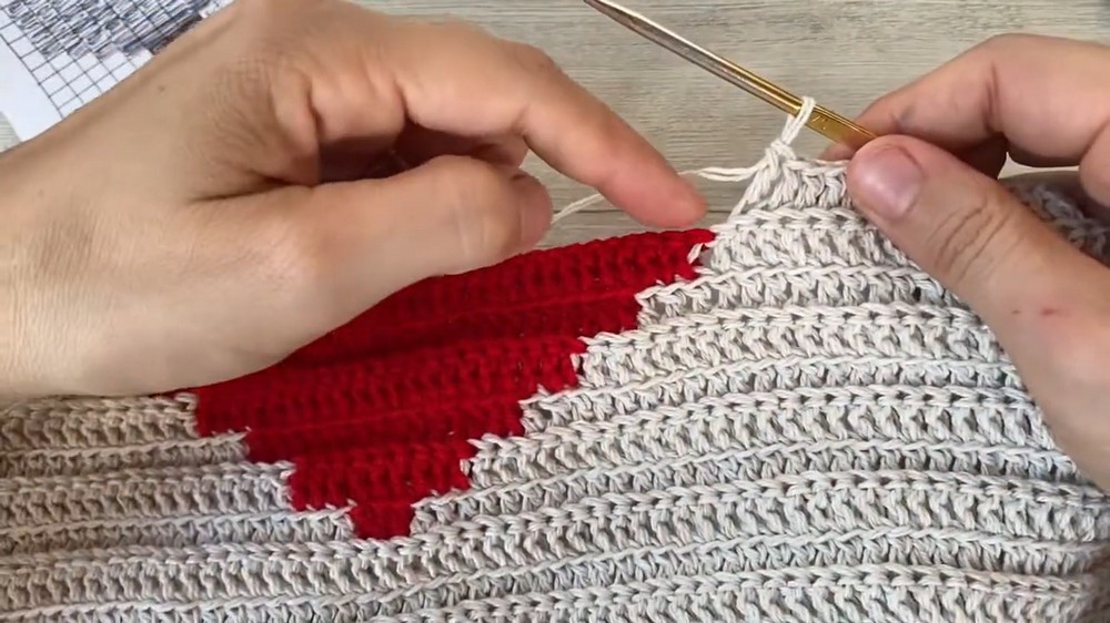 Crochet Heart Crop Top