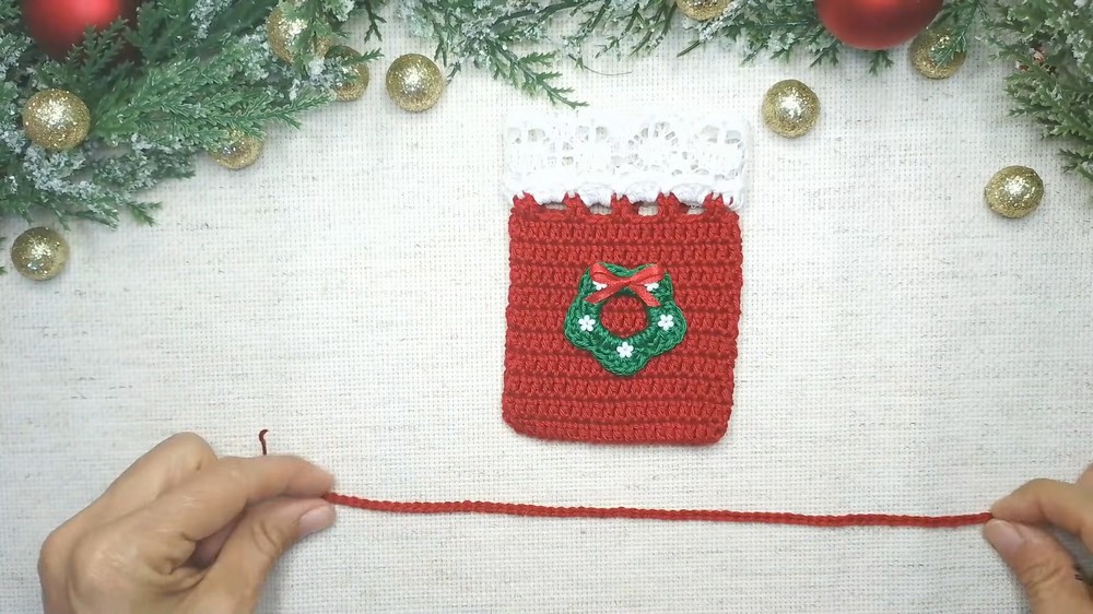 Crochet Drawstring Pouch