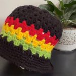 Crochet Rasta Bucket Hat