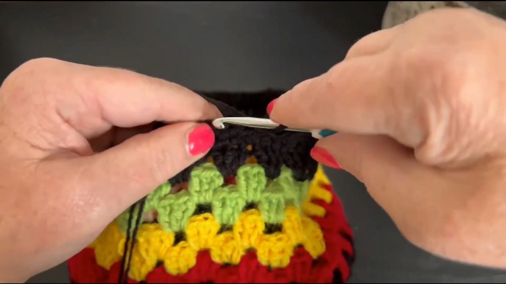 Crochet Rasta Bucket Hat