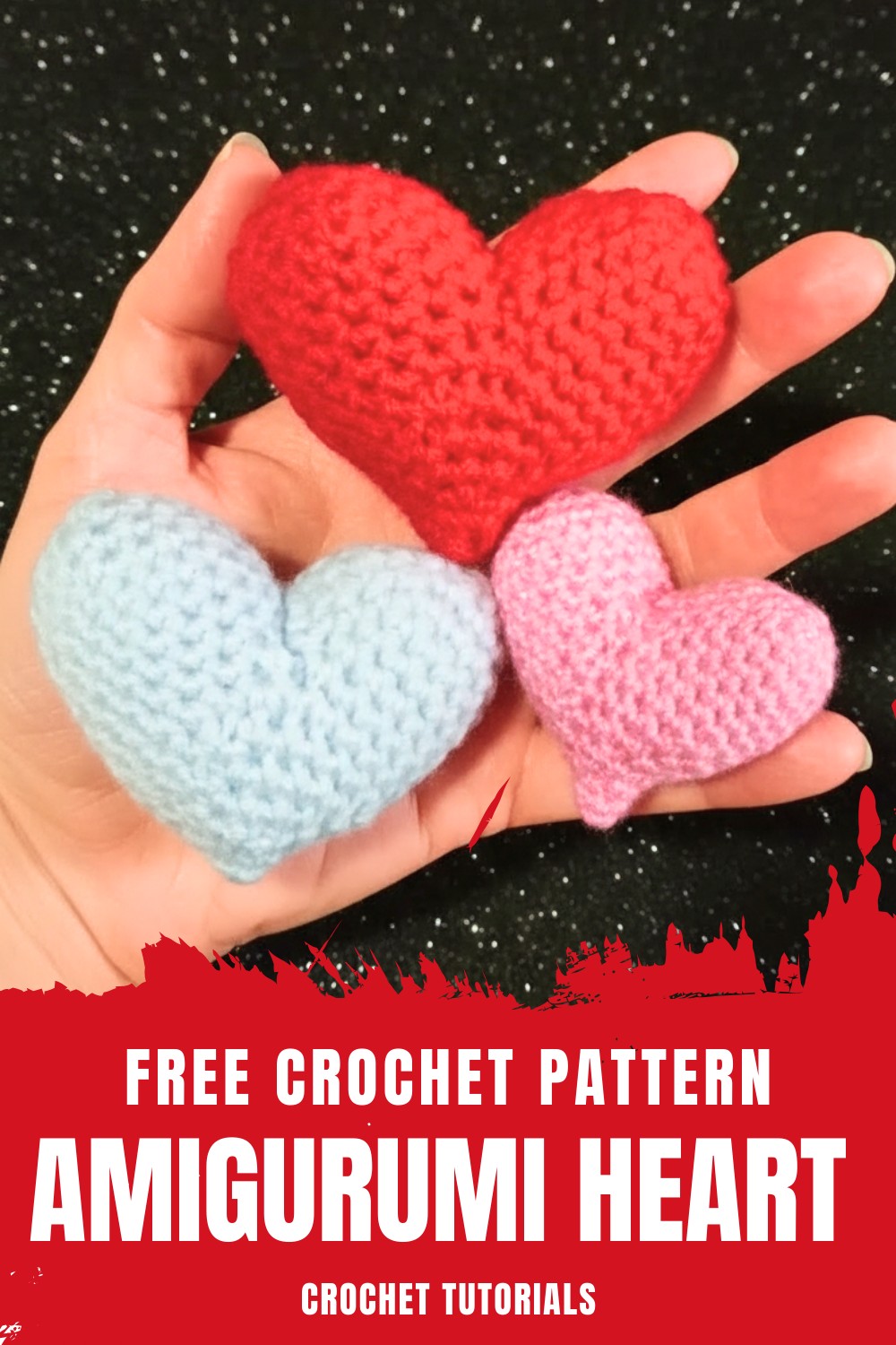 Crochet Amigurumi Heart Pattern