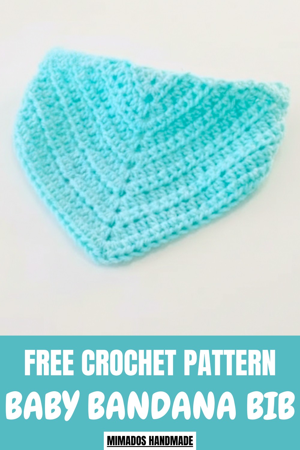 Crochet Baby Bandana Bib Pattern