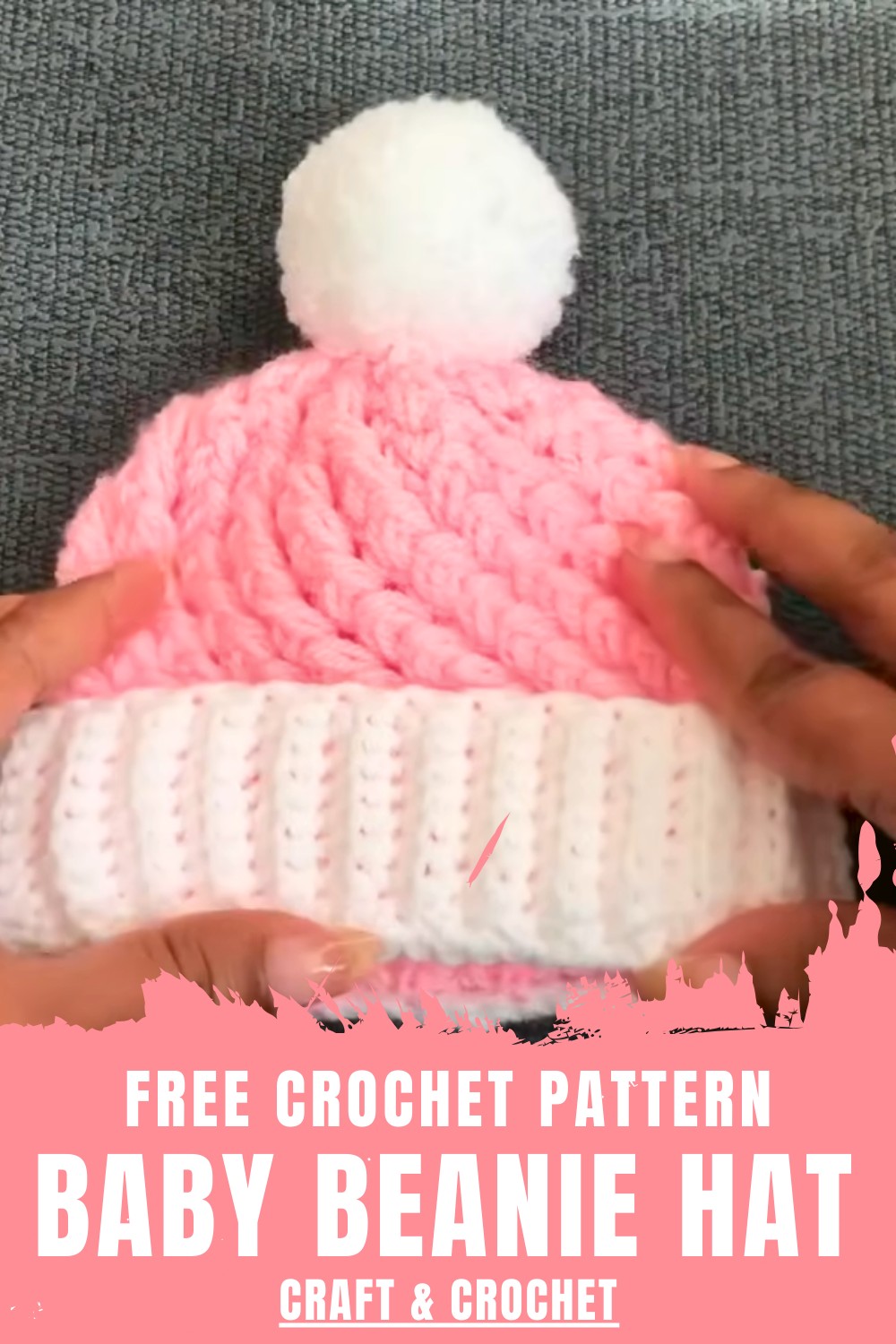 Crochet Baby Beanie Hat