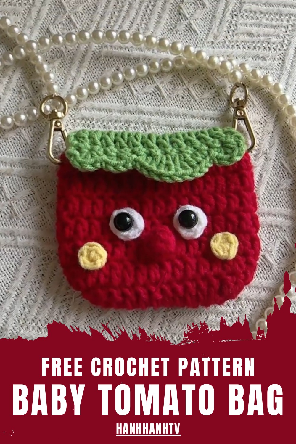 Crochet Baby Tomato Bag