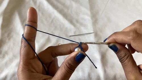 Crochet Beaded Earrings Pattern 1