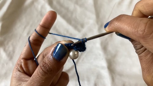 Crochet Beaded Earrings Pattern 3