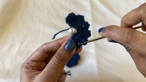 Crochet Beaded Earrings Pattern 6