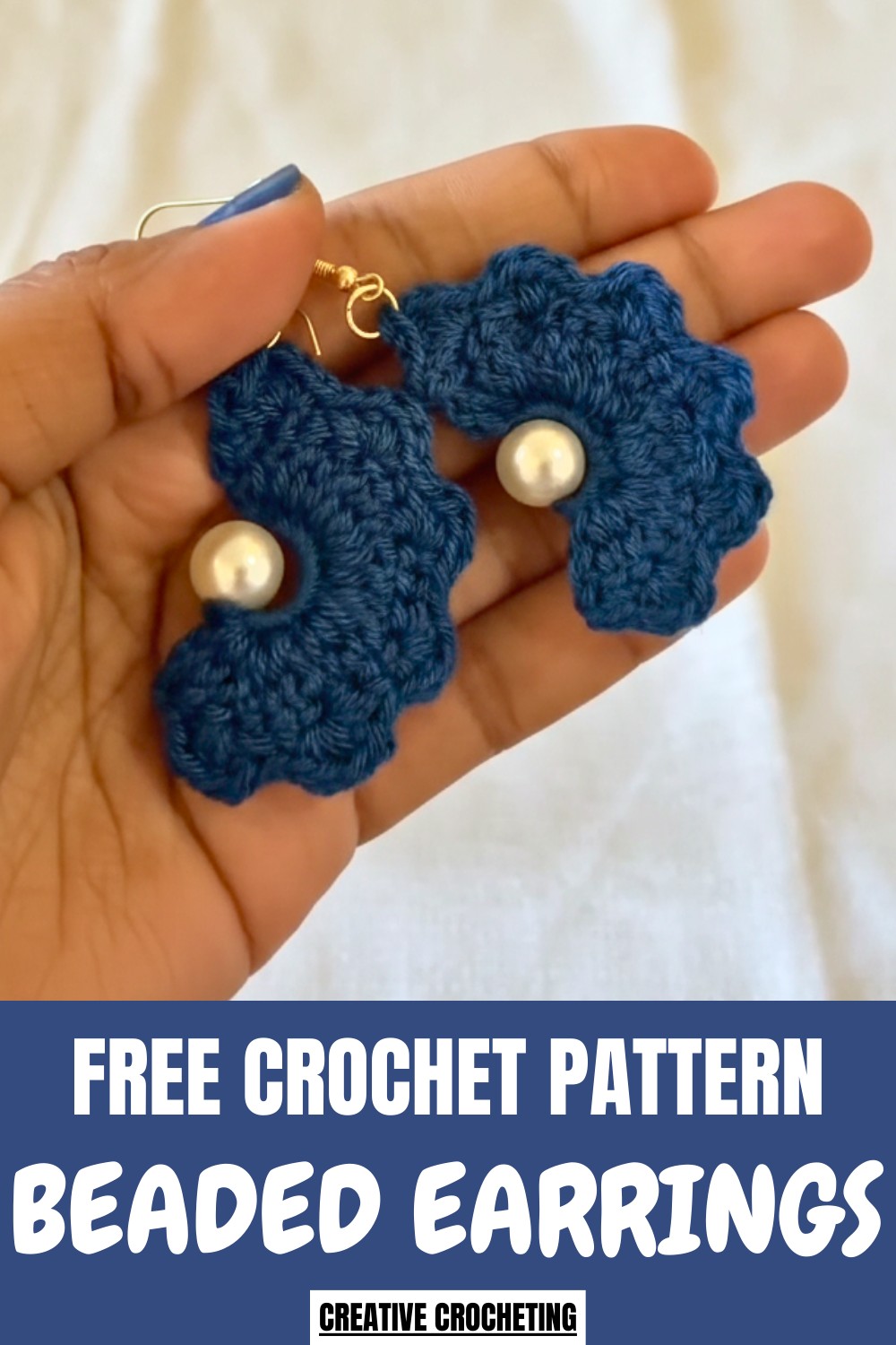 Crochet Beaded Earrings Pattern