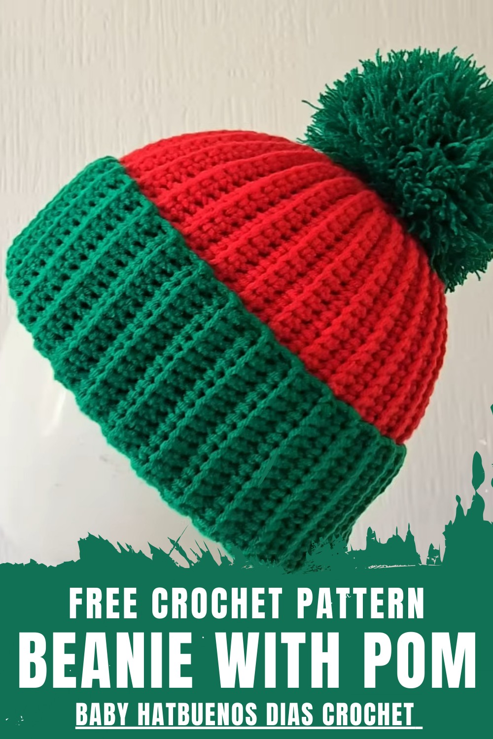 Crochet Beanie With Pom