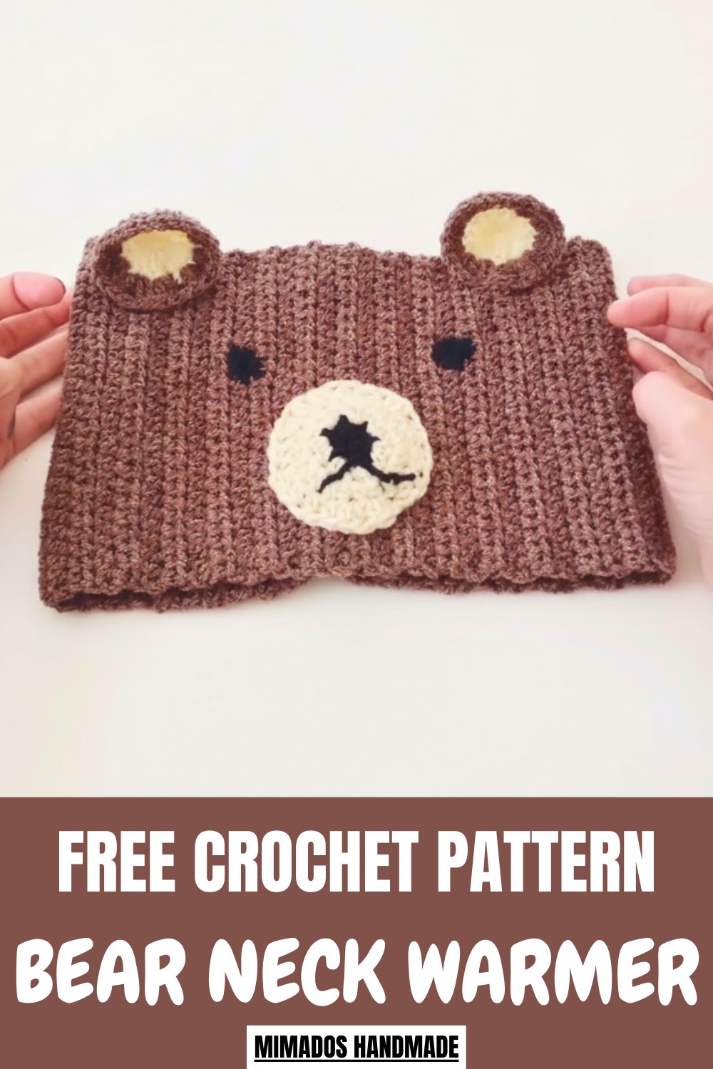 Crochet Bear Neck warmer Pattern