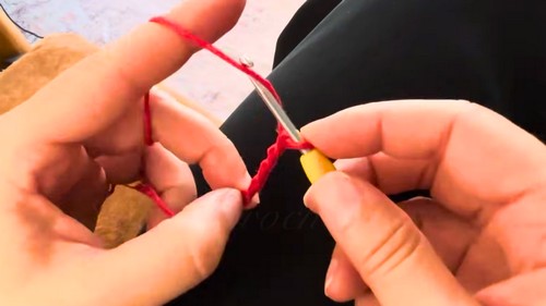 Crochet Blouse In Alpine Stitch Pattern 1