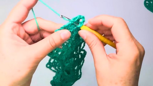 Crochet Blouse With Round Yoke Pattern 2