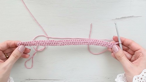 Crochet Bow Hair Clip Pattern 3