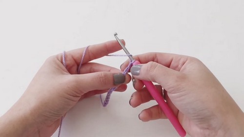 Crochet Bow Hair Tie Pattern 1