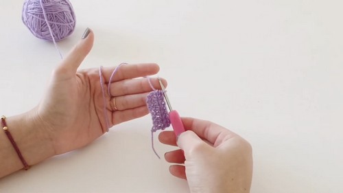 Crochet Bow Hair Tie Pattern 7