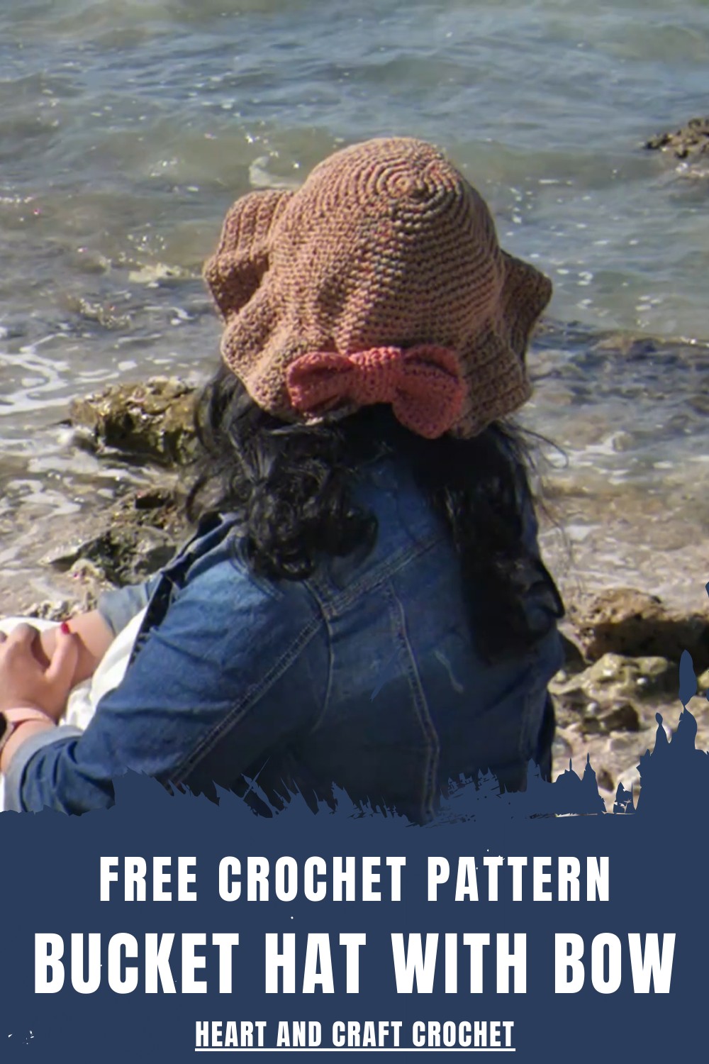 Crochet Bucket Hat With Bow