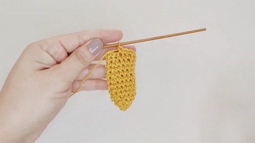 Crochet Bunny Ear Rattle Pattern 7
