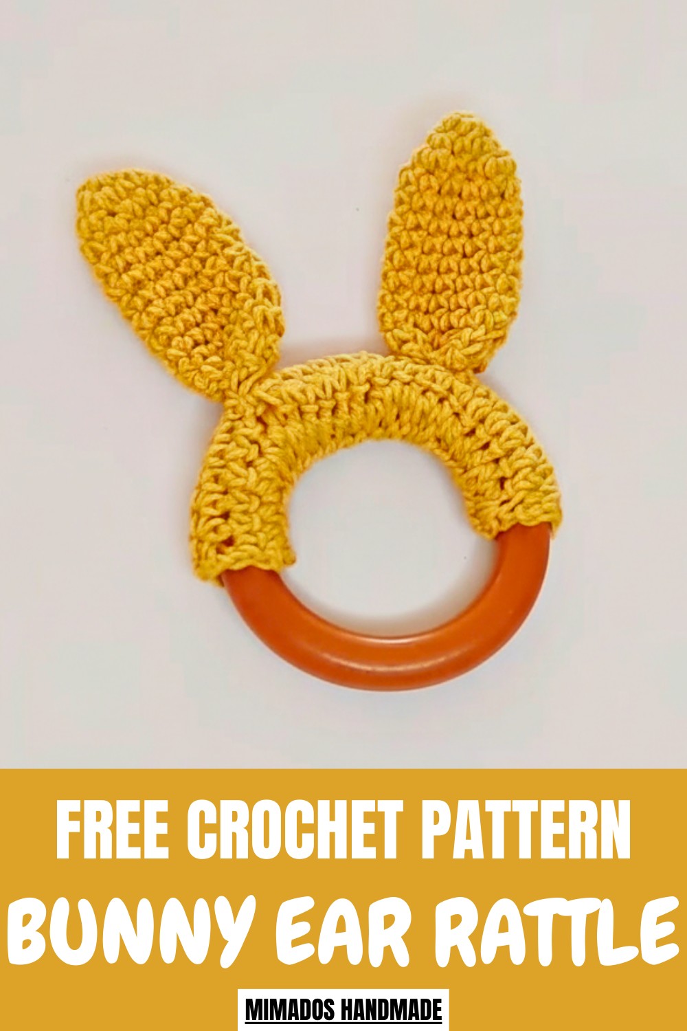 Crochet Bunny Ear Rattle Pattern