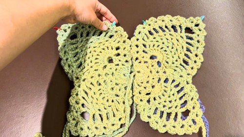Crochet Butterfly Cardigan Pattern 7