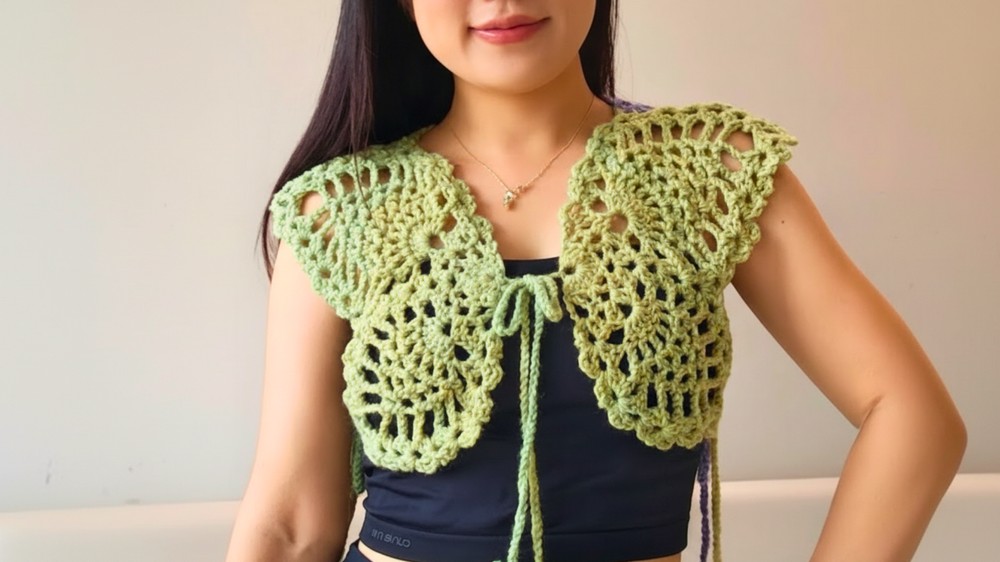 Crochet Butterfly Cardigan Pattern 8