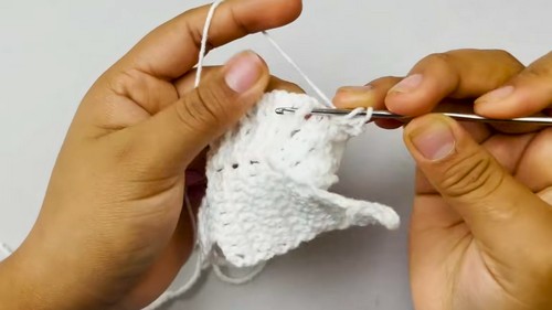 Crochet Butterfly Shaped Top Pattern 5