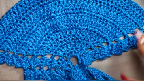 Crochet Butterfly Shaped Top Pattern 5