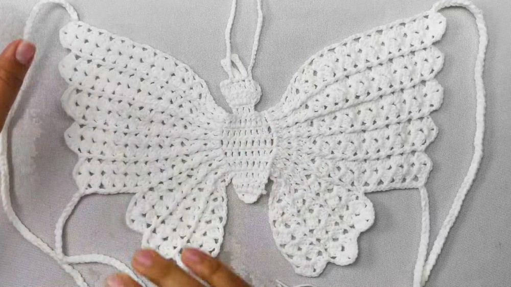 Crochet Butterfly Shaped Top Pattern 8