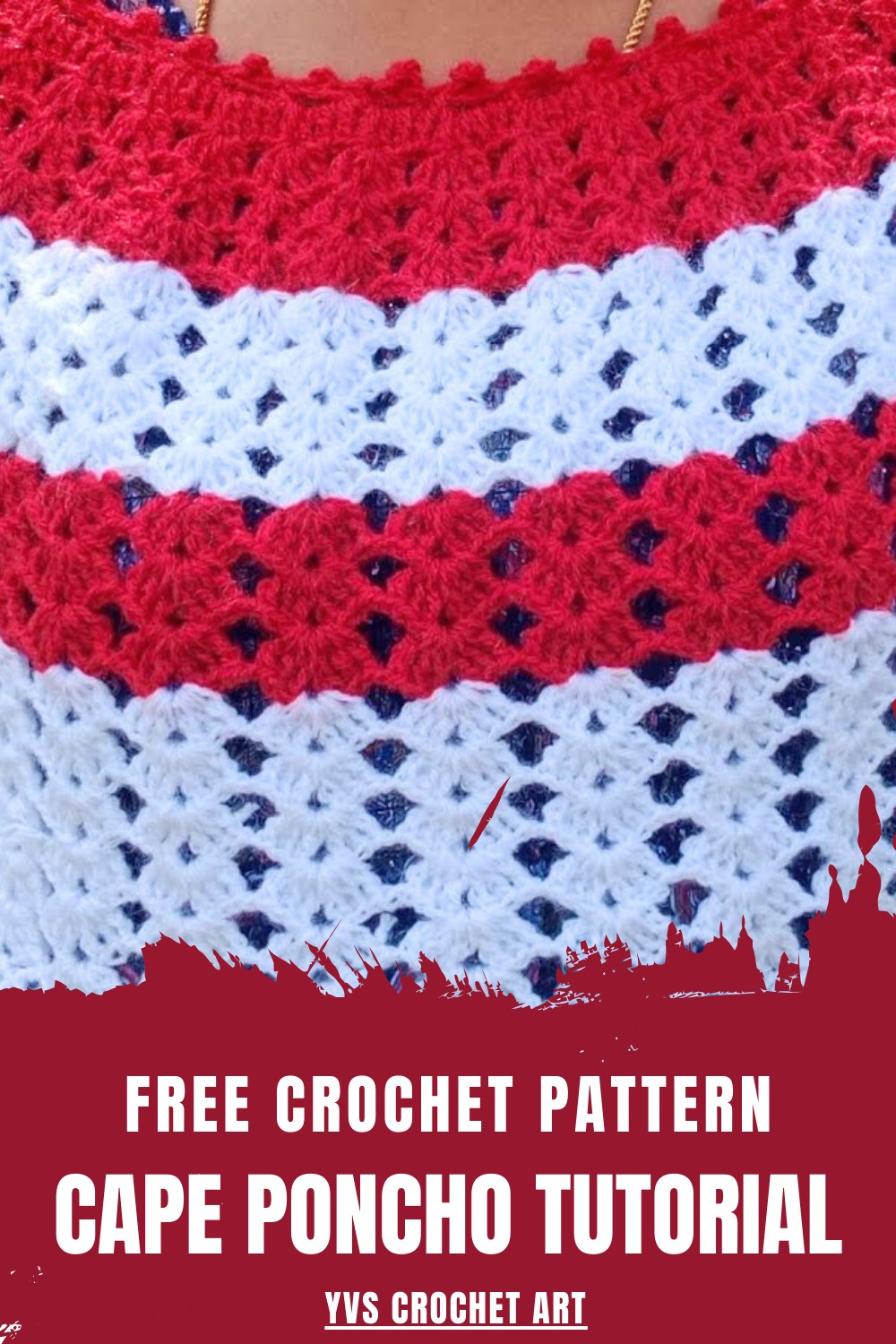 Crochet Cape Poncho Tutorial