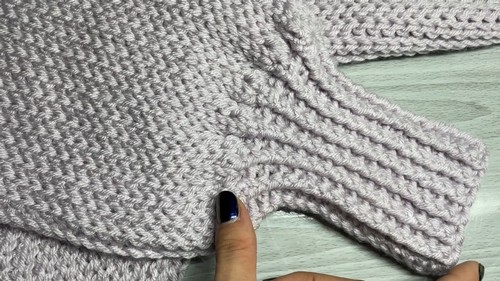 Crochet Cardigan Style Sweater Pattern 7