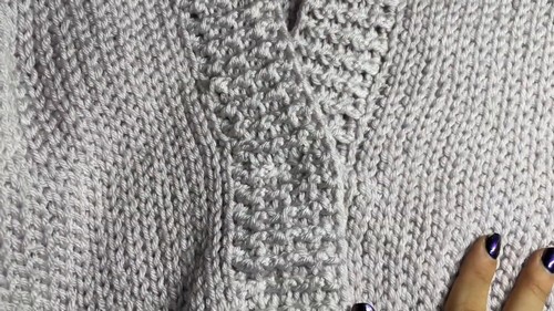 Crochet Cardigan Style Sweater Pattern 8