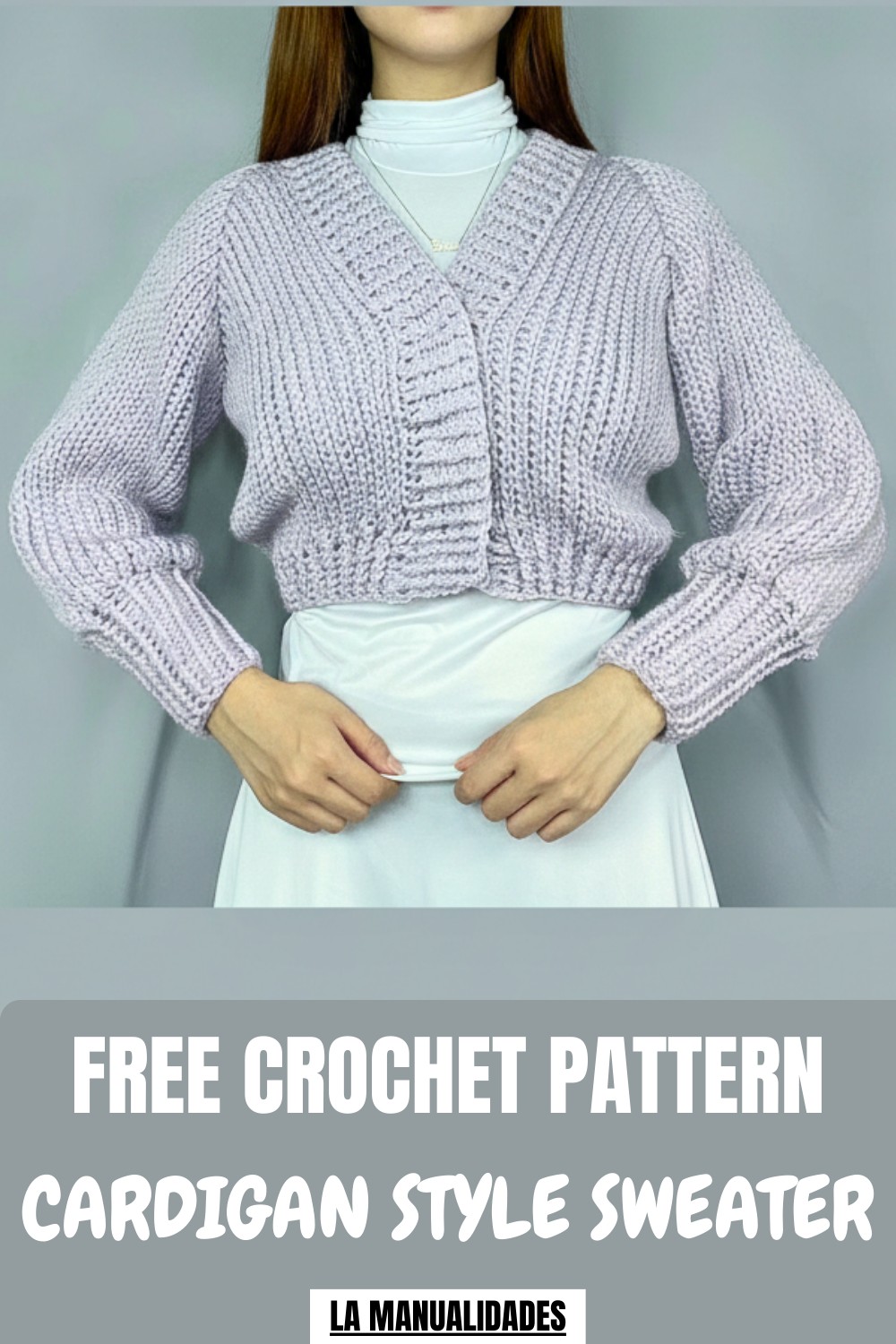 Crochet Cardigan Style Sweater Pattern