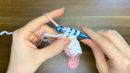 Crochet Checkered Scarf Pattern 3