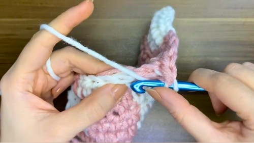 Crochet Checkered Scarf Pattern 5