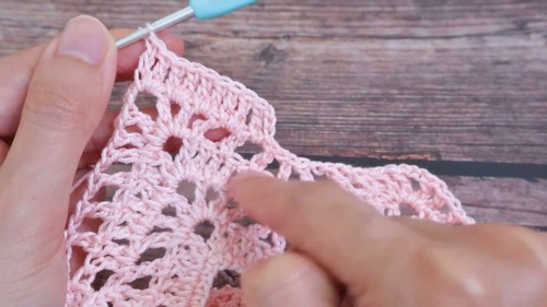 Crochet Chevron Blouse Pattern 4