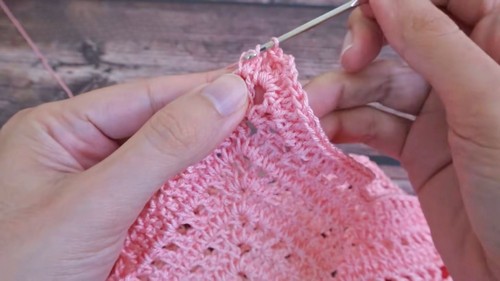 Crochet Chevron Blouse Pattern 5