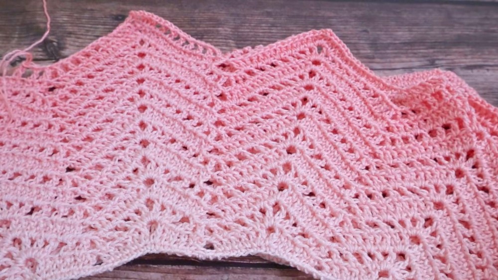 Crochet Chevron Blouse Pattern 7