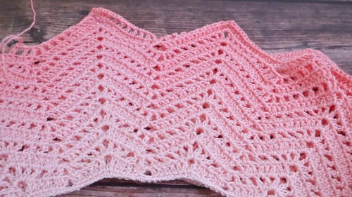 Crochet Chevron Blouse Pattern 7
