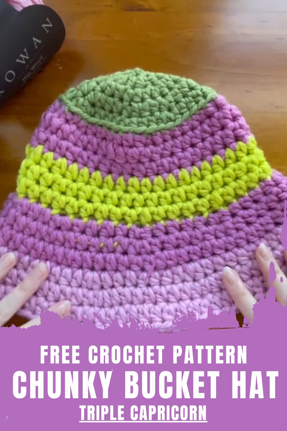 Crochet Chunky Bucket Hat