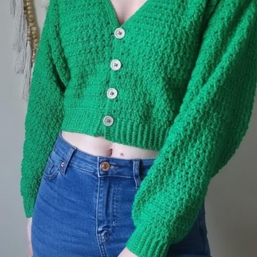 Crochet Chunky Cardigan Pattern 10