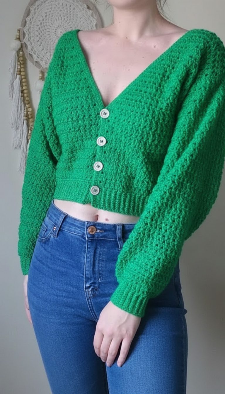 Crochet Chunky Cardigan Pattern 10