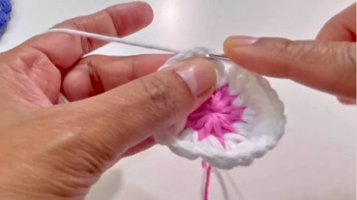 Crochet Coffee Coaster Pattern 4