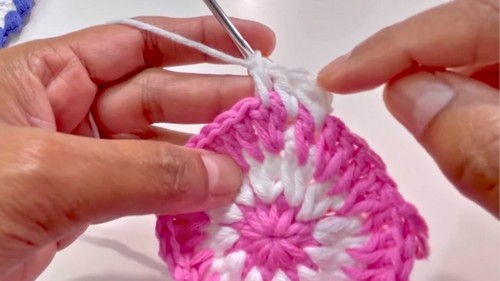Crochet Coffee Coaster Pattern 6