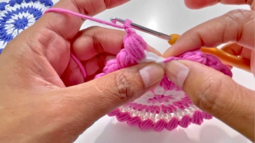 Crochet Coffee Coaster Pattern 7