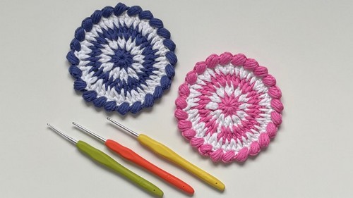 Crochet Coffee Coaster Pattern 8